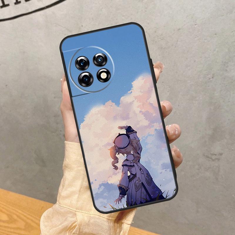 Anime Game Genshin Impact Case For OnePlus 8 9 10 Pro 15 13 12 11 13T 13R 12R 10T 8T Nord CE 5 2 3 4 Lite N20 N30 Cover