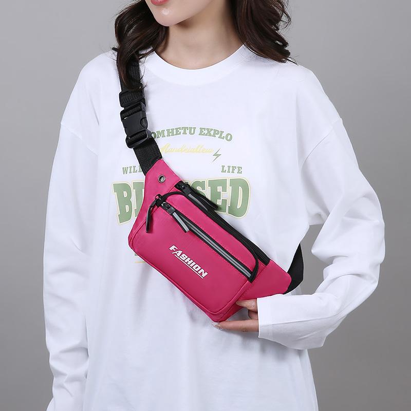 Unisex Fashion Waist Bag - Large Phone Fanny Pack for Men & Women (Water-Resistant Banana Hip Bag for Travel/Outdoor)