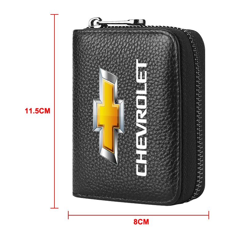 Driver License Holder Card Bag Driving ID Passport Card Wallet For Chevrolet Sail Onix Corsa Aveo Captiva Sonic Spark S10 Tracker Trax Colorado Malibu
