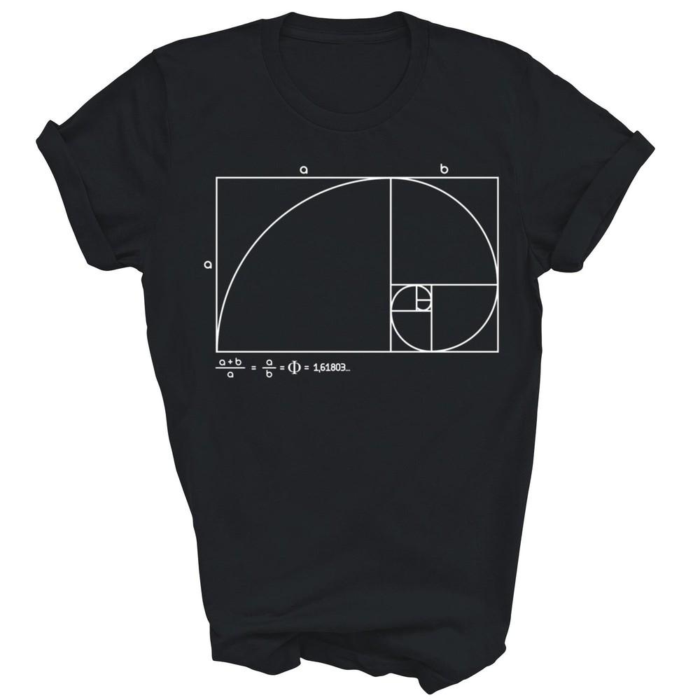 

Fibonacci Golden Ratio Math Lover Teacher Unisex Shirt Gift 2XL
