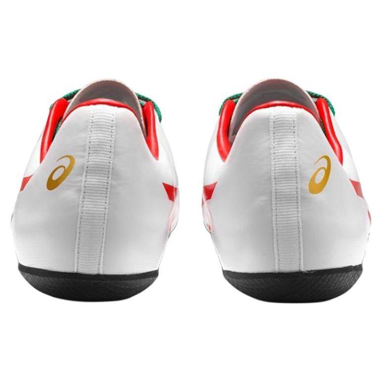 Asics Hyper Sprint 7 Track Low Top Sprinting Shoes Unisex Shoes White Red 1093A194-100