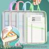 A4 Double-layer Nylon Mesh Document and Book Storage Bag