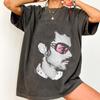 Comfort Colors Harry Kuss und Disco Großes Gesicht T-Shirt