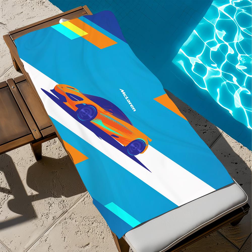 Race M-McLaren-S Cars Logo Towel Soft Pool Gift For Travel Gym Shower Camping Quick Dry Sports Large Beach Towel