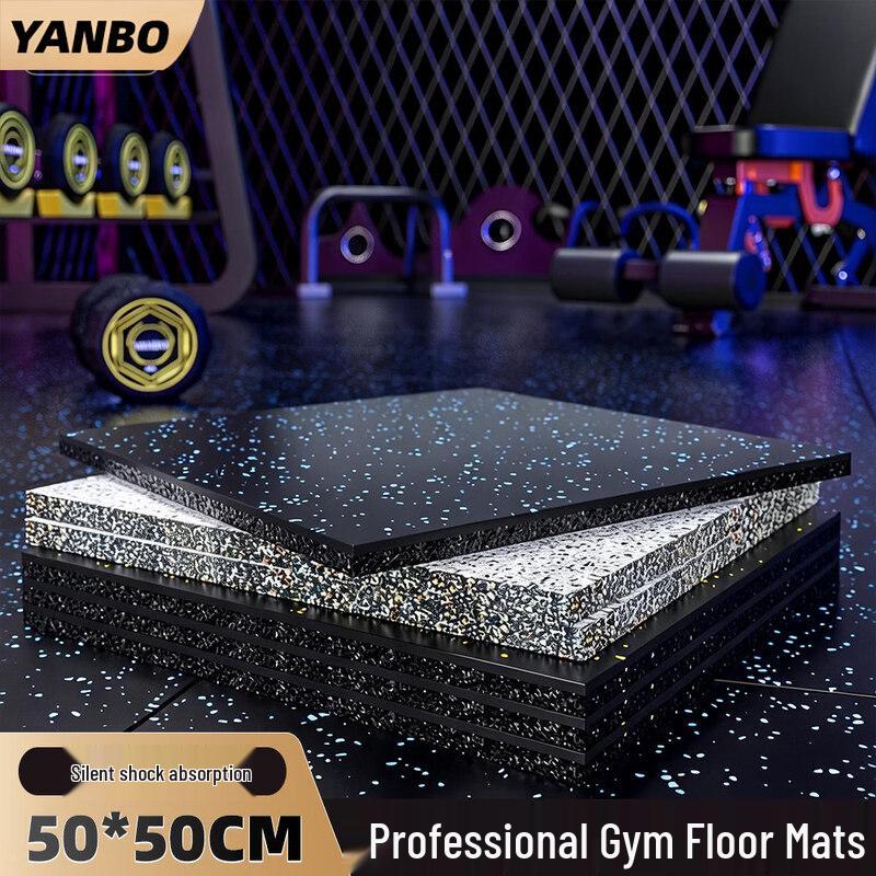 YANBO Rubber Gym Shock Absorption Mat