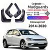 14-20 Volkswagen Golf Mudguards: Soft Rubber One-Piece Design