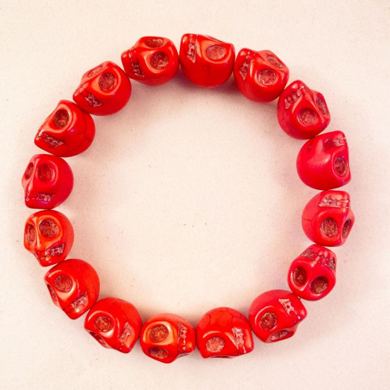 Bracelets Men's Versatile Skull Jewelry Women's Niche Korean Edition Jewelry Couple Girlfriend Accessories