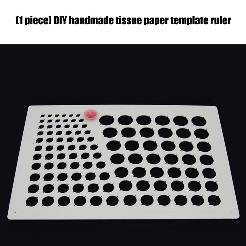 Wielofunkcyjny szablon linijka do quilling'u Plastikowe narzędzie szablonowe do scrapbookingu Do tworzenia kartek Kreatywny projekt rękodzieła papierowego