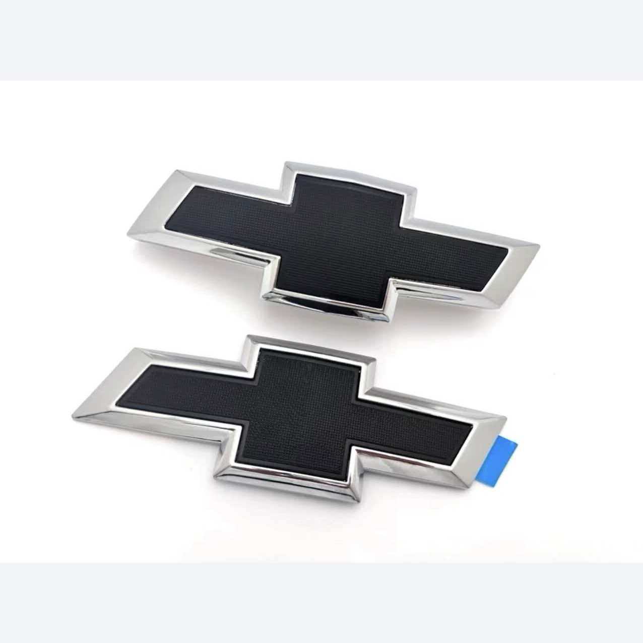 Silver Black Bowtie Chevy Logo Badge For Chevrolet Camaro 2014-2024 Front Grill Emblem logo Rear Trunk Emblem Rear Emblem