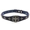 Cross PU Leather Choker, Punk Gothic Cross Hip Hop Rock Clavicle Necklace