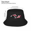 2025 New HatKoi Fish Kuhaku Showa Sanke Koi Fish Design Black Background Bucket Hat New In The Hat Men's Caps Women's