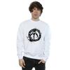 Star Wars Mens The Mandalorian Bounty Hunter Splatter Skull Sweatshirt