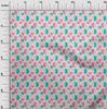 oneOone Cotton Flex Fabric Circle Geometric A  Printed Craft Fabric BTY 40 Inch