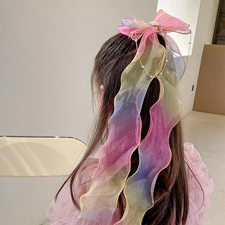 Children's Bow Streamer Hairpin For Girls