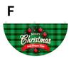 Creative 1Pcs Christmas Outdoor Polyester Fan-shaped Flag Christmas Decor For Home Cristmas Drop Ornament Xmas Gift New Year