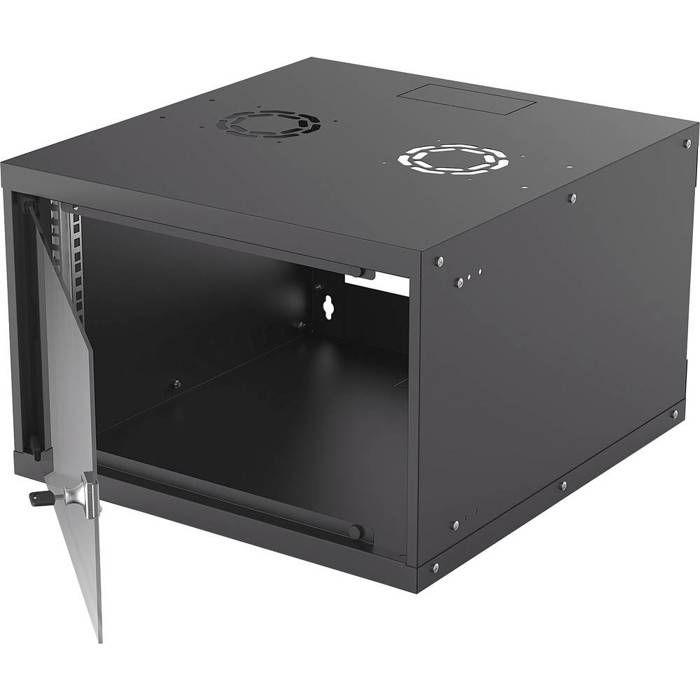 Intellinet Armoires Distributeur Mural Basique 19 6 HE 35,3x54x56 Schwarz Noir - 714785