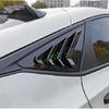 For HONDA CIVIC Hatchback 22~24 Glossy Black Rear Side Window Vent Shutter Trim