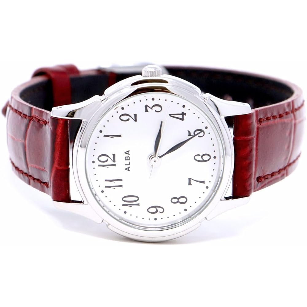 Seiko Alba Women's Quartz Watch Analog Stainless Steel 5 ATM Water Resistant Silver Case White Dial