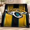 Jacksonville Jaguars Blanket Flannel Blanket Soft Cozy Plush Throw for Sofa Bed Lightweight Home Decoration Outdoor Camping