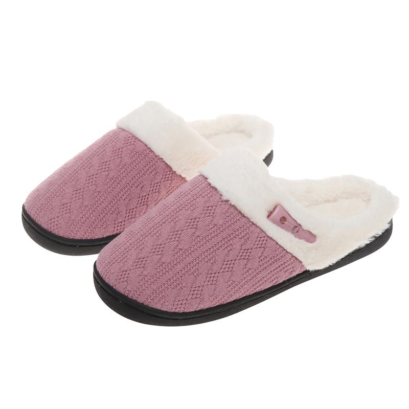 Winter Women Slippers Warm Couple Fluffy Slippers Faux Fur Women's Slippers Home Trend Female Indoor Cotton Shoes Footwear