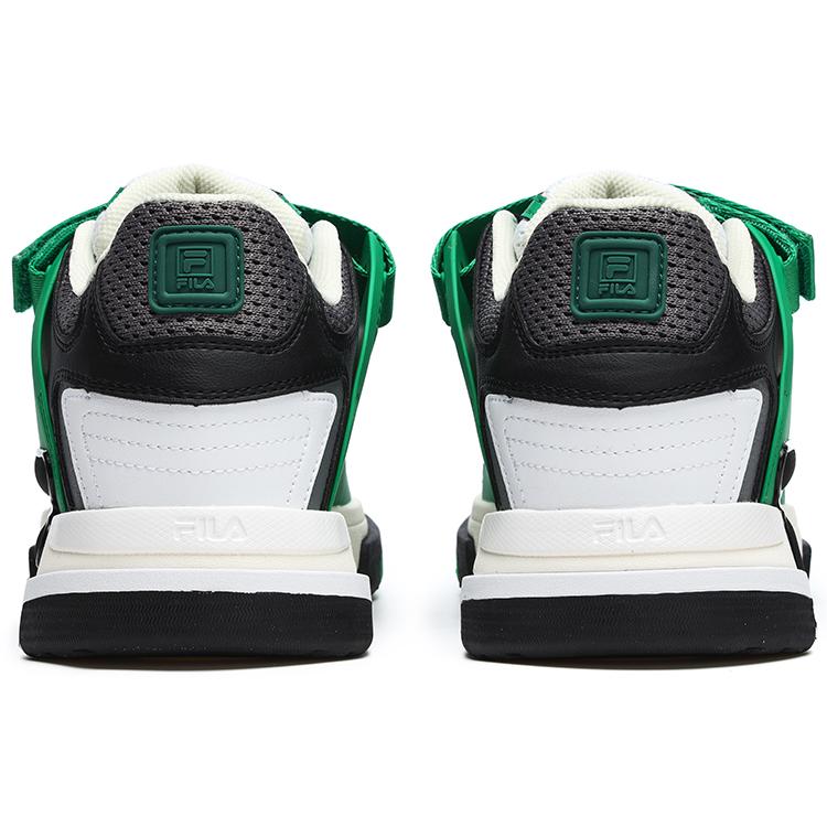 New FILA DOPPIO Low top Skateboard Shoes Women's Black Oil Green F12W241206FBJ