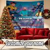 Custom Name Personalized Grand Theft Auto Print Tapestry, Wall Art Decor, Bedroom, Dorm, Apartment, LivingRoom, Party Backdrop, Gift for Birthday