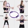 Pilates Ring & Yoga Resistance Band: Leg Muscle Training, Body Sculpting, Pelvic Floor Strength.