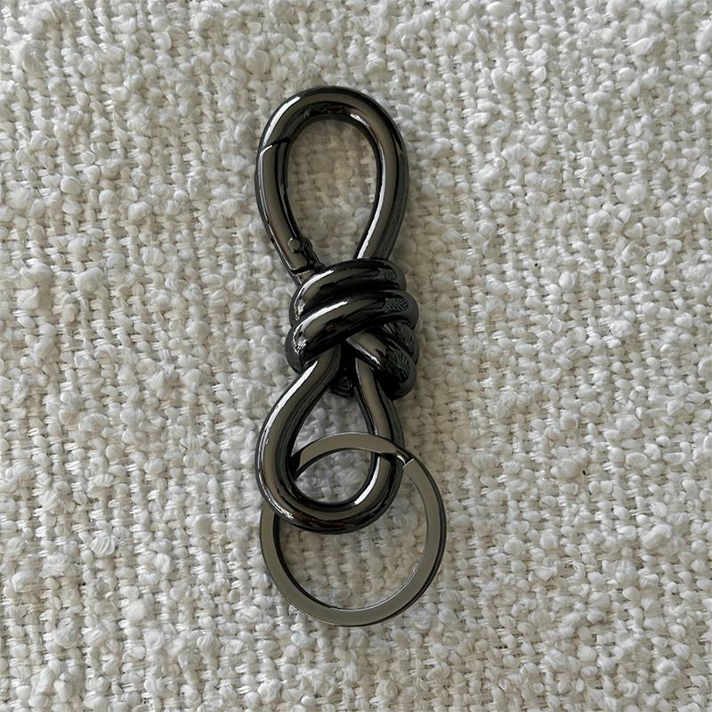 New Keychain Unisex Couple Key Ring Knot Buckle Butterfly Buckle 8-Shaped Buckle Original Design Keychain Pendant Accessories