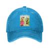 Anime Heidi Ragazza delle Alpi Peter Nonno Cappellino in Denim Lavato Cappellini da Baseball Casual Cappello Regolabile Estate Unisex Cappellini da Baseball