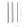200Pcs Round Steel Dowel Pins 2Mm Stainless Shelf Support Pins for Woodwork Cabinet Partitions Furniture Accessories