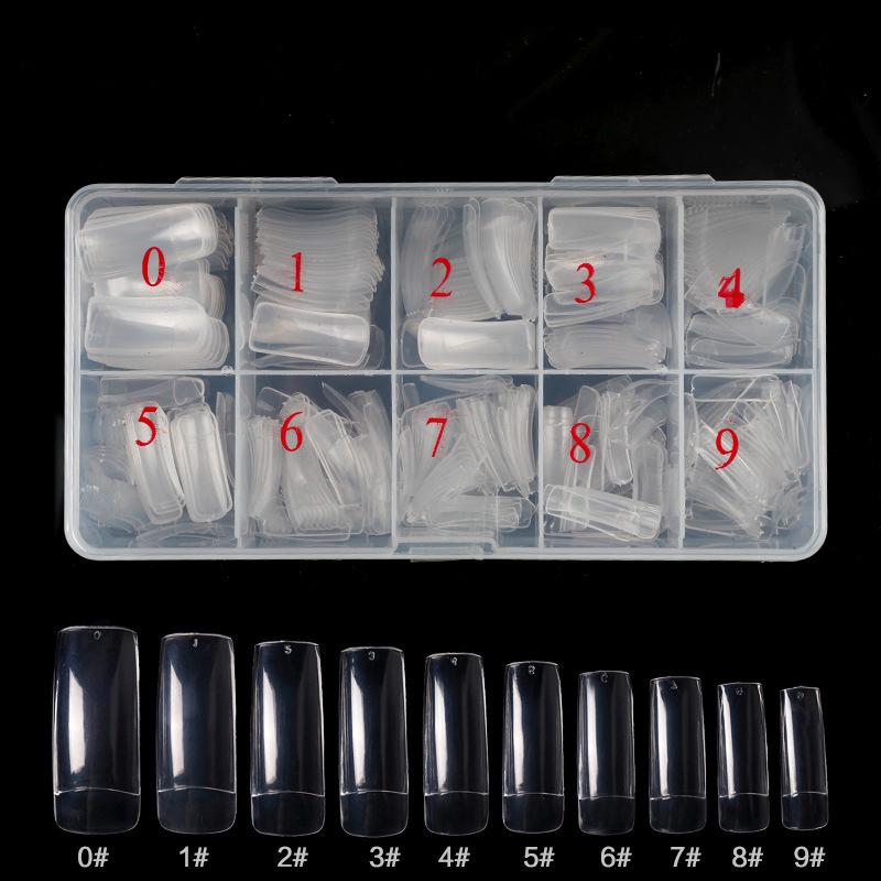 

Набор для ногтей: 500 шт. Прозрачные и Натуральные Французские, Варианты Полного и Половинного Покрытия