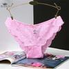 Women's Lace Seamless Underwear Panties Women Low Waist Comfortable Cotton Crotch Sexy Breathable Briefs Underpants