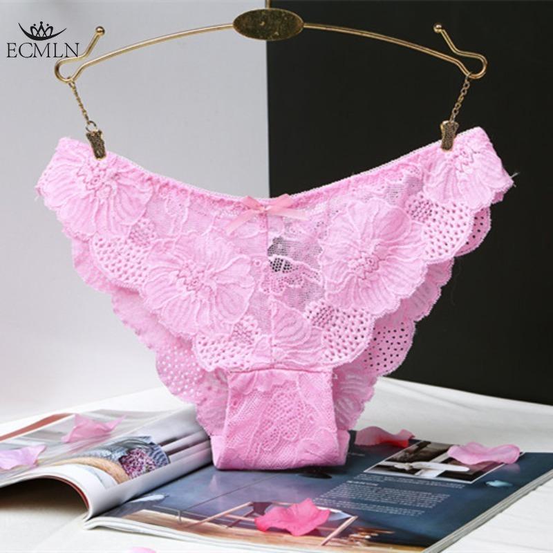 Women's Lace Seamless Underwear Panties Women Low Waist Comfortable Cotton Crotch Sexy Breathable Briefs Underpants