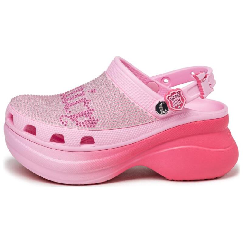Juicy Couture X Crocs Bae Clog Comfortable and Simple Hole Shoes Women's Pink