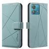 For Motorola Edge 40 Neo 5G Case BINFEN COLOR BF35 Geometry Imprinted Leather Phone Cover RFID Blocking Wallet Stand