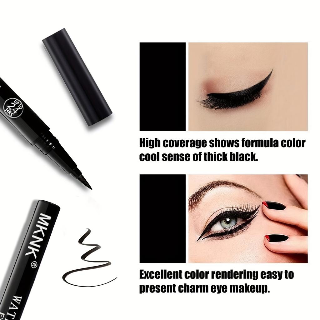 Rychleschnoucí tužka na oční linky, make-up, dlouhotrvající, hladká, matná oční linka, voděodolná, nerozmazávající se, tekutá tužka na oční linky, kosmetika pro oči