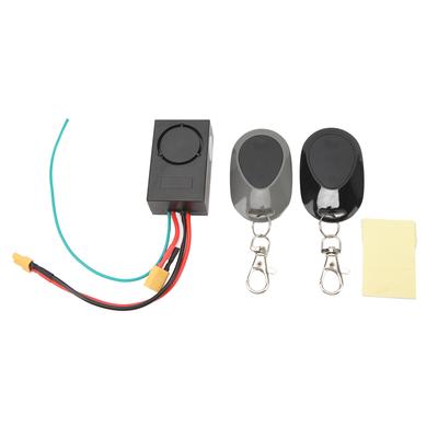 Diebstahlsicherheitsalarmsystem 115dB mit 2 Fernbedienungen Elektroroller Diebstahlalarm XT30