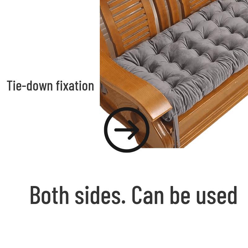 Solid Wood All-Season Thickened Rosewood Sofa Cushion for 1-4 Persons