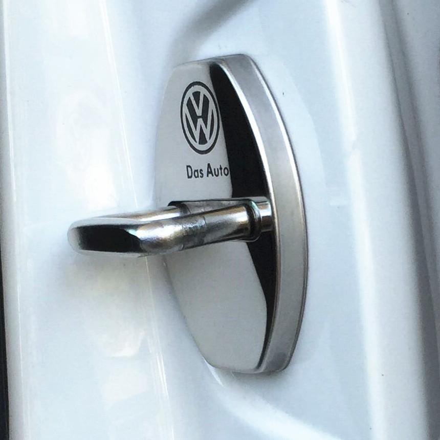 Für VOLKSWAGEN VW Auto Türschloss Schutzabdeckung Für Volkswagen GOLF 5 Tiguan Polo Golf 6 Golf 7 Jetta Zubehör Auto Styling