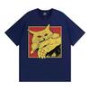 Angry Cat Biting Hand Funny Meme Tee Shirt Fashion Vintage Oversized T Shirts Men Women Summer Tops Cotton T-shirts