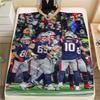 New England Patriots Players Printed Flannel Blanket, Soft Throw for Bedroom Sofa, Washable, Fan Merchandise, Great Gift.