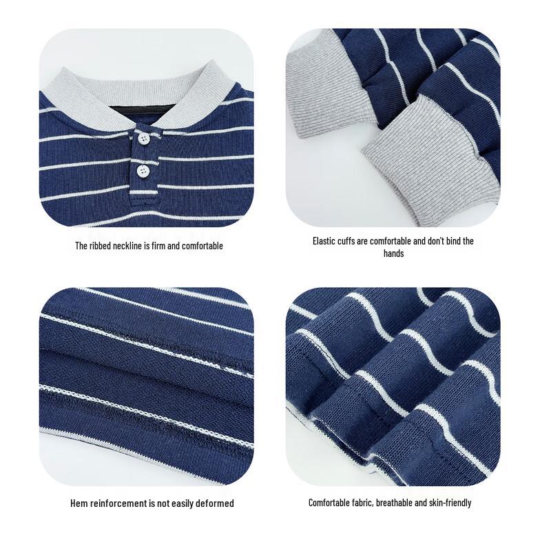 Yoyo Fairy Tale Boys' Striped Long-Sleeve Sweatshirt