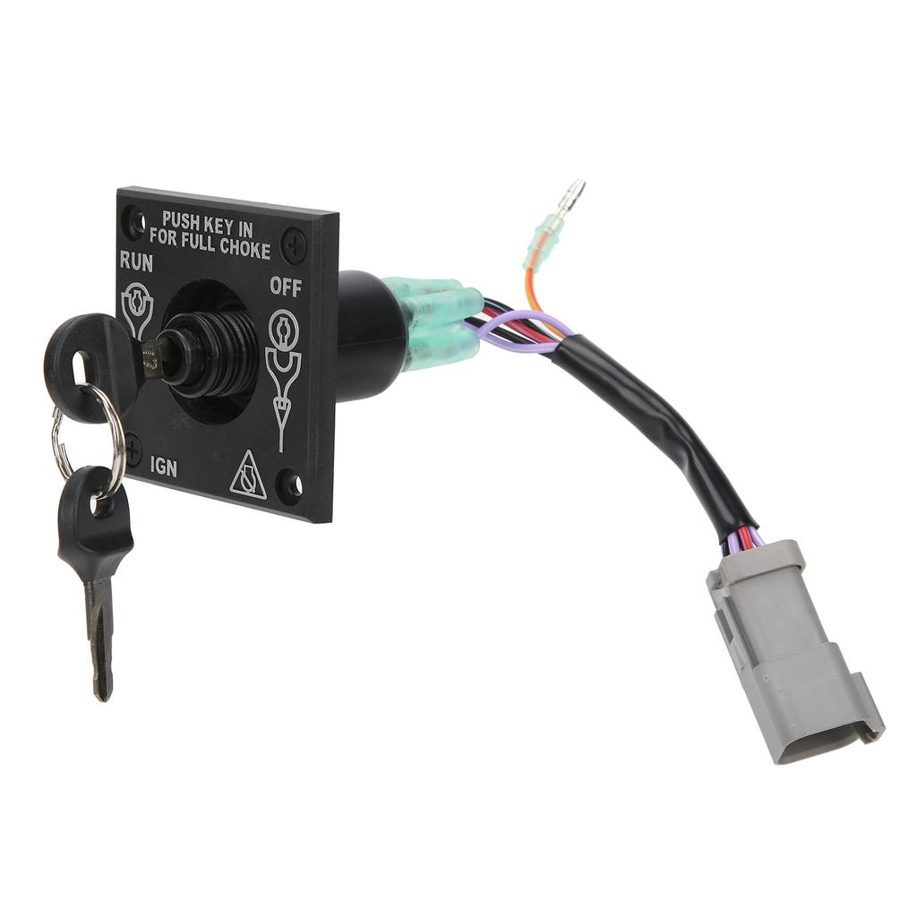 Single Engine Ignition Cut Off Switch with Keys 176408 Fit for Johnson BRP Evinrude Outboard