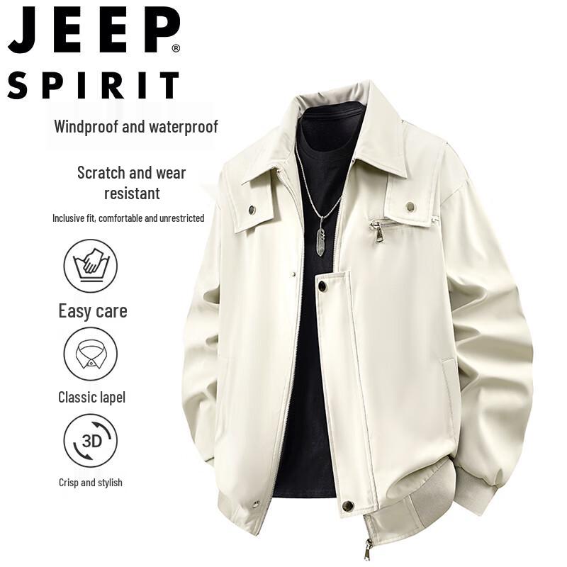 JEEP SPIRIT Men's Casual Windbreaker Jacket