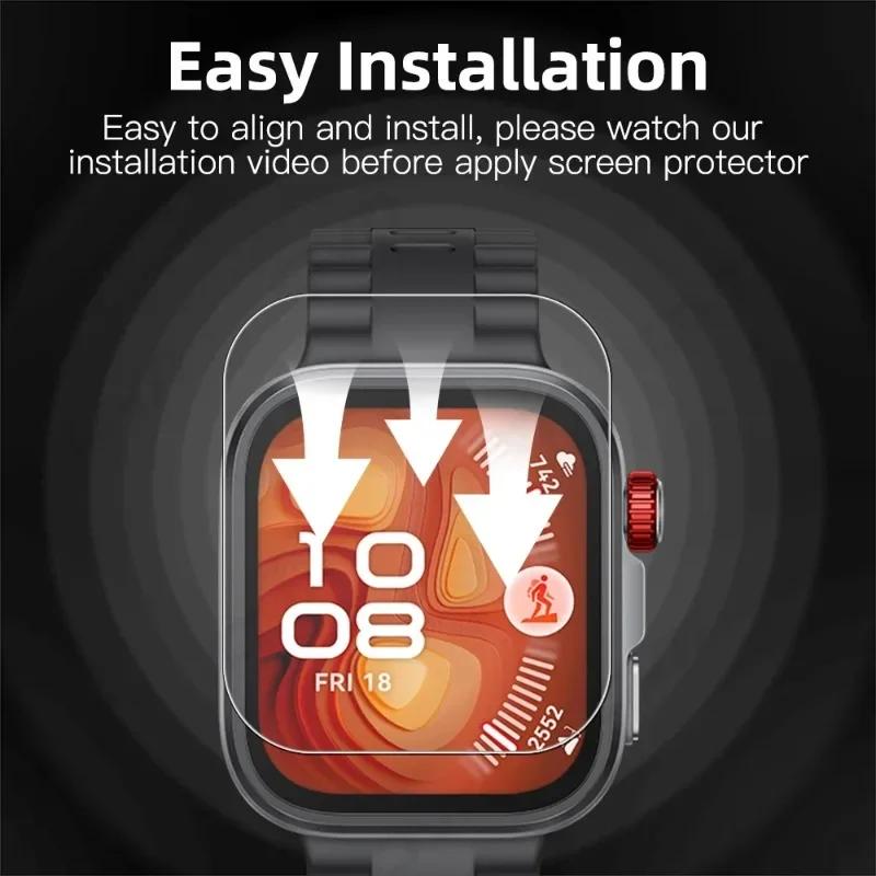 NEW 1-5PCS Tempered Glass Screen Protector For Huawei Watch Fit 4 Pro Screen Protective Film For Huawei Watch Fit4 Pro Accessory