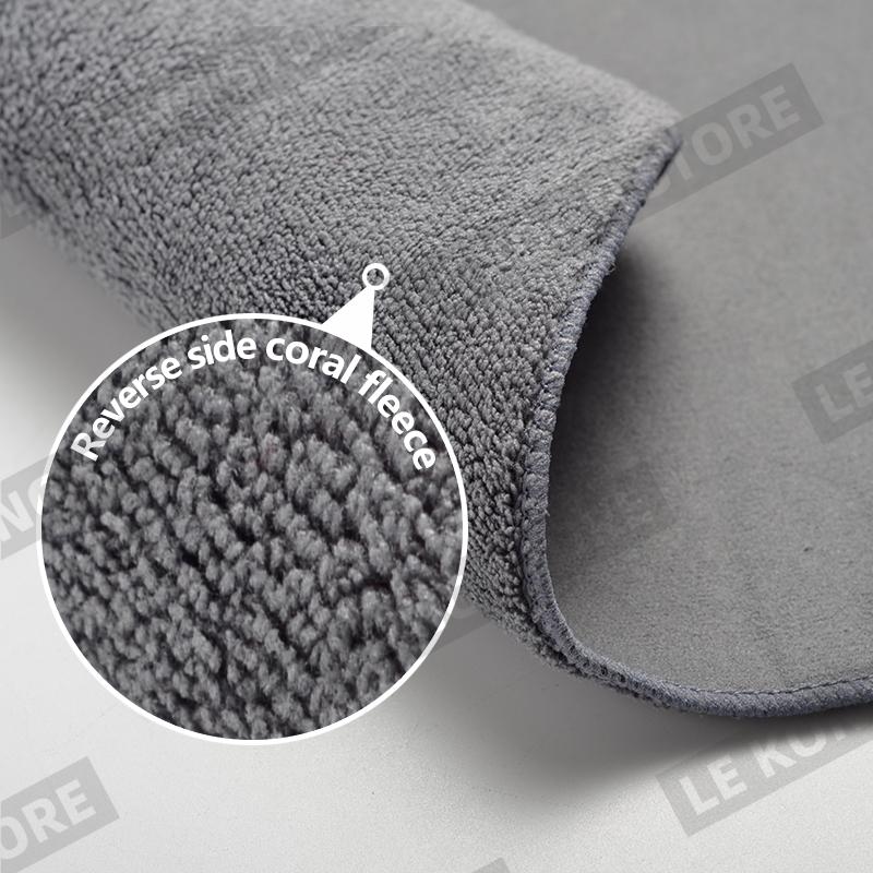 For Alfa Romeo Giulietta Stelvio Giulia Italian Flag Logo Cleaning Drying Cloth Car Wash Towel Soft Wash Double Layer Rags