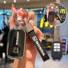 Car modification rear key cover applicable For Honda Logo Hyundai Nissan Infiniti including key pouch CR-V Auto Interior Key Bag TT5