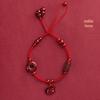 Cinnabar Zodiac Red String Anklet - 2023 Safe Knot Bracelet, Birth Year Woven Foot Rope with High-End Feel