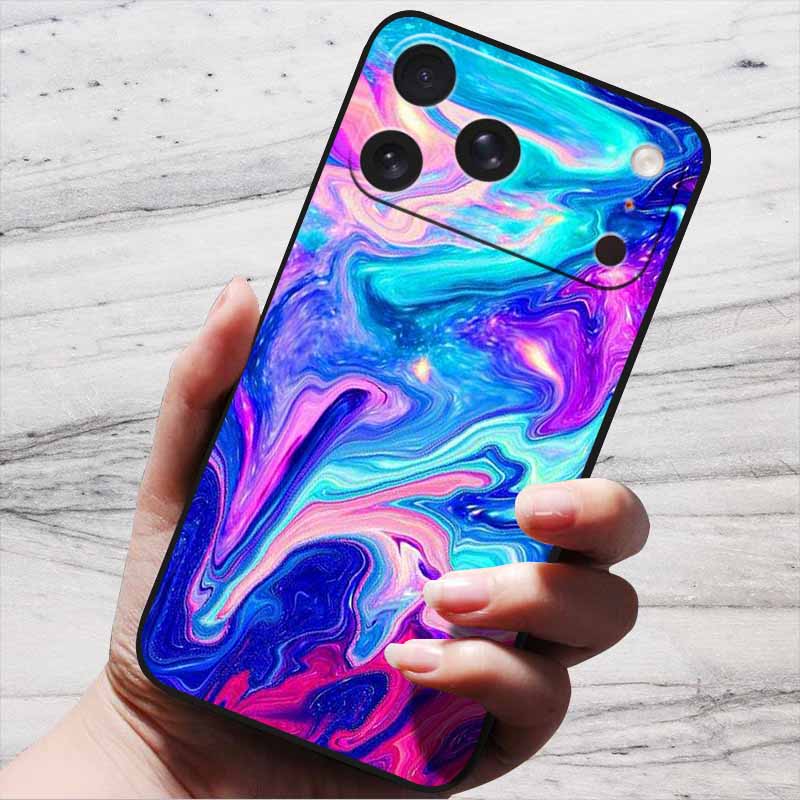 Case For iPhone 16 plus 17 Pro Max Luxury Silicone Back Cover For iPhone17 Air 16e iPhone16 Soft TPU Phone Cases Marble Patterns