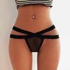 Women Sexy Lingerie G-string Mesh Briefs Underwear Panties T String Thongs 